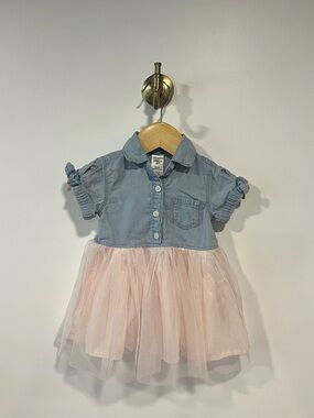 Oshkosh Bgosh Button Shirt Tulle Dress